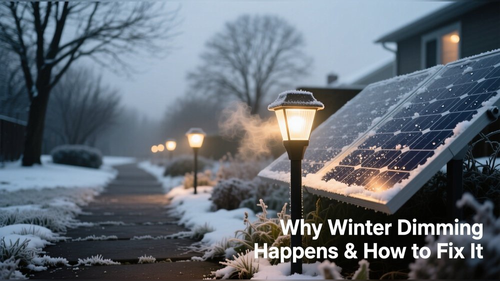 Why are My Solar Pathway Lights Dim