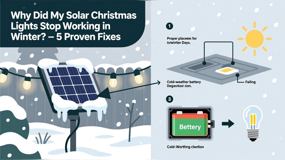 Why Do Solar Lights Stop Working in Winter